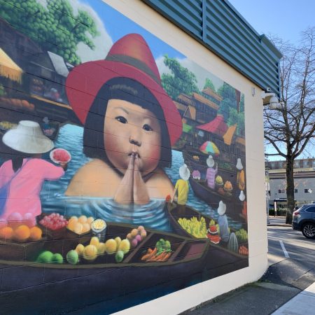 Mural by Craig Cundiff for Mekong Asian Market